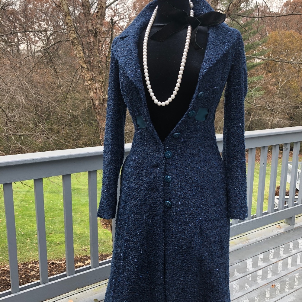 Betsy Johnson light weight sequined jacket